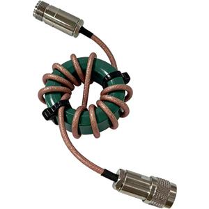 RF Choke CK300W Shortwave Common Mode Filter, 1.8-54MHz RF Choke Filter with 50dB Attenuation, 50 Impedance, 0.2dB Insertion Loss, SWR<1.2, Ferrite Core for Amateur Radio Indoor Use