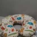 Boppy Nursing Pillow - Ergonomic Bottle & Breastfeeding Pillow with High, Firm, Large Area, Water-Repellent Cushion with Washable Cover; Baby Safety Alliance Verified - Neutral Plants and Animals