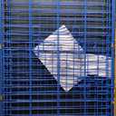 Internet's Best Wire Dog Kennel | Medium (36 Inches) | Double Door Metal Steel Crates | Indoor Outdoor Pet Home | Folding and Collapsible Cage | Blue