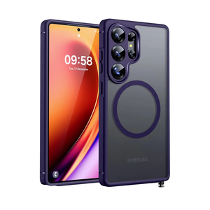TOCOL Magnetic for Samsung Galaxy S25 Ultra Case, Upgraded Full Camera Protection, Compatible with Magsafe, Drop Protection Back Cover for Samsung Galaxy S25 Ultra 6.9-Inch (Midnight Purple)