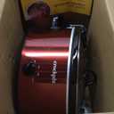 Crock-Pot 6-Quart Cook & Carry Oval Manual Portable Slow Cooker, Red - SCCPVL600-R