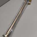 Ivilon Tension Curtain Rod - Spring Tension Rod for Windows or Shower, 36 to 54 Inch. Warm Gold