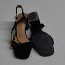 IDIFU Women's Block Low Chunky Heel Strappy Sandals Open Toe Ankle Strap Dress Wedding Evening Shoe for Women Bridal, 6