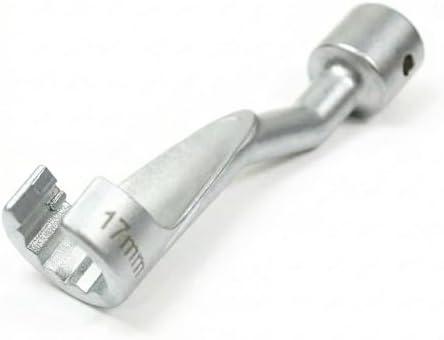 UTMALL 17mm Fuel Pipe Socket Injection Fuel Line Wrench Set 12Pt Multi-point Compatible with BMW,Mercedes/Opel 2.5TDI