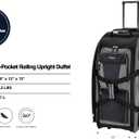 Travelers Club Xpedition 30 Inch Multi-Pocket Upright Rolling Duffel Bag