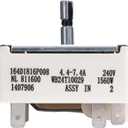 WB24T10029 Range Switch Surface Burner Infinite Switch Control Switch Replacement for GE Electric Ranges 769696, AP2024076, AH236754, EA236754, PS236754(6 inch)