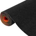 Nisorpa Carpet Runner, 4 x 16.4FT Indoor Outdoor Floor Mat with Non-Slip TPE Rubber Backing Commercial Carpet Runner Hallways Area Rugs for Kitchen Balconies Living Room Dining Room (Dark Gray) (3'11" x 16'5" (Rectangular))