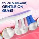 4 x Oral-B Gum Care Sensitive toothbrushes, 1 Count tootbrush Extra Soft, Gentle on Teeth, Gentle on Gums, Extra Soft Tooth Brush, Compact Toothbrush (White)