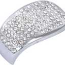 1797 Gear Shift Lever Cap Compatible with Honda Bling Accessories Accord 2018-2022 10th 1.5T EX EX-L LX V6 FWD Decals Stickers Covers Interior Decoration Crystal Stylish Sparkly Cute Silver