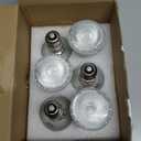 PAR20 50PAR20/FL DIMMABLE 6 Pack 130V 40W Halogen Spot Light Bulb 50 Watts 130 Volt Screw Base Flood Lamp PAR20 Replacement Rich Color High CRI Ceiling Bathroom Kitchen Can Recessed Lighting E26 120V