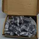 Ravinte 30 Packs (15 Pairs) 3/8" Inset Matte Black Cabinet Hinge,Self Closing Hinges for Kitchen/Bathroom/Furniture Cabinets & Doors,Decorative Cabinet Hardware Kitchen Cabinet Hinges with Door Bumper