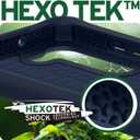 ITSKINS Ballistic R // Nylon Protective Phone Case for Samsung Galaxy S23, Slim Hybrid Case, Anti-Slip, Heavy Duty Shockproof Cover, Military Phone Case - Dark Blue