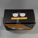 Safety Glasses Anti Fog Goggles For Women, Nurses Protective Eyewear Blue Light & UV Blocking Eye Protection Glasses (4 Pack, Rainbow + Purple + Pink + New Blue)