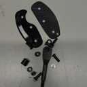 DAUERHAFT Smart Key Ring,Black Sturdy EDC Key Organizer Clip,Aluminum Key Holder,Durable Anti Scratch Key Holder Clip,for Clip Your Keys Pocket Tool Key Organizer