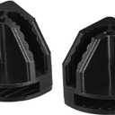 uxcell Plastic Wire Cube Connectors, 23x23mm Grid Buckle Clip for Storage Shelving Cabinet Organizer, Black, 24Pcs