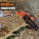 Electric Pole Saw for Tree Trimming 8-Inch Corded Telescoping Power Pole Saw Adjustable Head Pole Chainsaw for Tree Trimming Courtyard Household