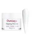 OUMISAYA Glow in the Dark Milky White Nail Dip Powder Color 1OZ GL061