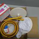OurWarm Balloon Arch Kit with Balloon Pump Electric, 8.2FT & 5FT Gold Half Balloon Arch Stand with Base, Free Bending Arch Frame Backdrop for Wedding Birthday Party Baby Shower Graduation Decoration