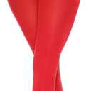 MANZI Tights for Women Solid Color Pantyhose Colored Semi Opaque Footed Tights Soft Stretch High Waist Stockings 70 Denier (Small-Medium)