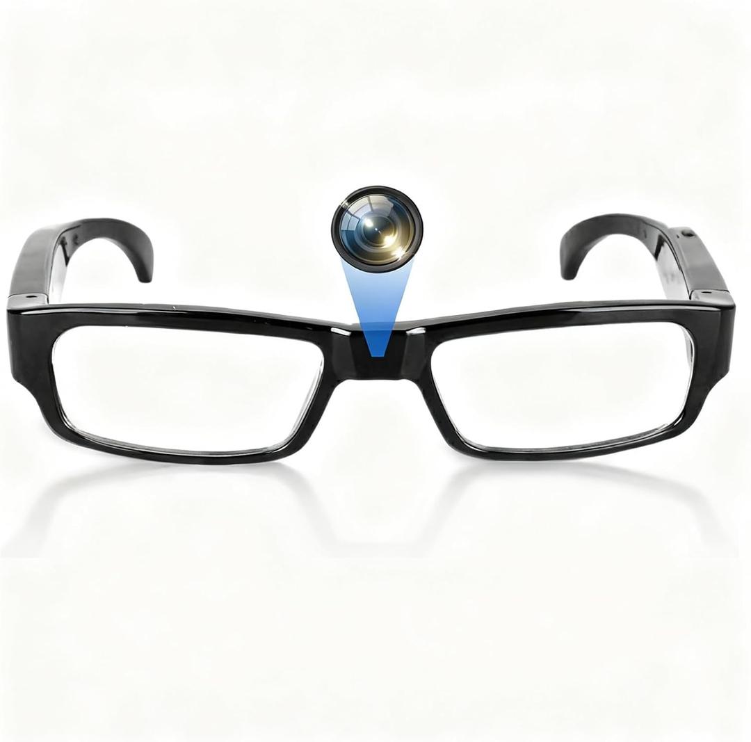 Limiete 1080P HD Spy Glasses Camera  32GB Built-in Memory/Lightweight Frame / 90 Min Recording/One-Touch Operation/USB Plug & Play, No Wi-Fi Needed, Portable Video Recorder