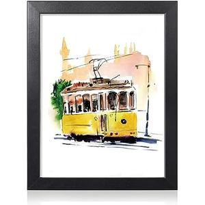 Annecy 17"×24" Picture Frames (1 Pack, Black), Simple Designed Photo Frame, For Pictures for Wall Mounting, Classic Simple Home Office Decor