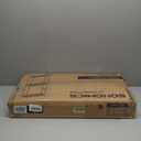 SONGMICS Heavy-Duty Rolling Clothes Rack, Garment Rack, Portable Closet, 29.5-Inch Wide Clothing Rack on Wheels, with Adjustable Mesh Shelves and Hanging Rails, Hooks, Ink Black ULGR412B01 (Small)