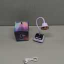 UV LED Nail Lamp for Gel Nails Polish, Flash Cure 36W Rechargeable Cordless Gooseneck Mini Nails Light, Quick Dryer with Timers Smart Sensor Ambient Lighting, Home DIY & Professional