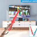 Switch Sports Accessories Bundle, 14 in 1 Sports Games Accessories Kit for Nintendo Switch/OLED Console & Joycons, Family Sports Party Pack Kit with Golf Clubs, Tennis Rackets, Swords