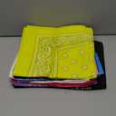 Bandanas 24pcs 22 X 22 Inch 100% Cotton Bandana Novelty Double Sided Print Paisley Cowboy Bandana Party Favor Scarf Headband Handkerchiefs Two Dozen