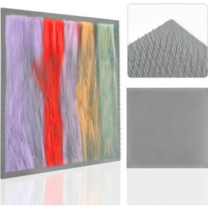 9.9X 9.9 Inch Blending Board for Fiber Wool Blending Board Blending Board Supplies Wool Blending Cloth Blending Board Brush Replacement Pad for Needle Felting Wool