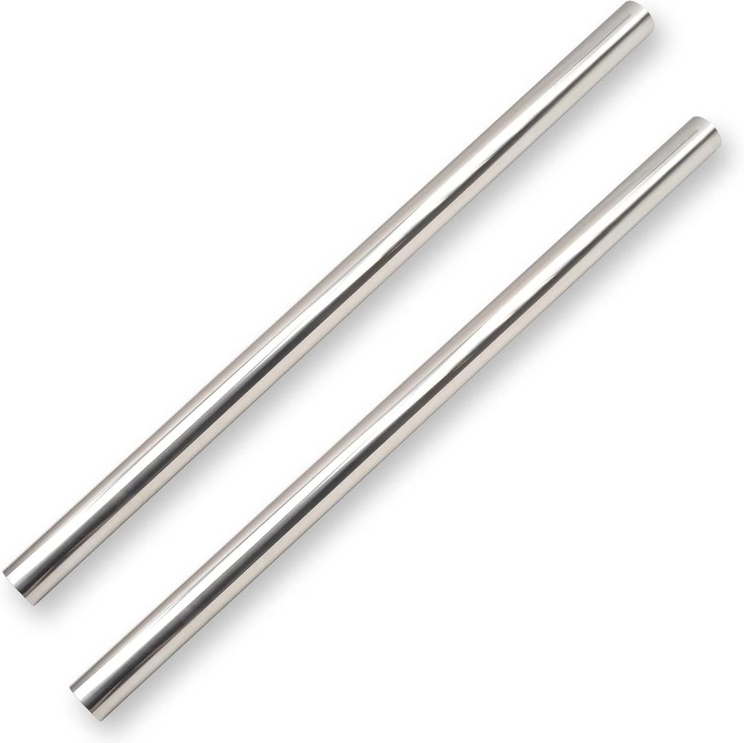 4 Inch Straight DIY Custom Mandrel Exhaust Pipe Tube Pipe, 30 Inch Length, 4'' OD Mandrel Straight Pipe, T304 Stainless Steel, Universal Fitment - 2PCS
