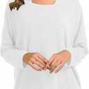 UGET Women's Oversized Baggy Tops Loose Fitting Pullover Casual Blouse T-Shirt Sweater Batwing Sleeve (X-Large)