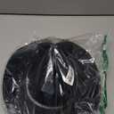 Cowboy Hats with 6 Sequins Stars & Tiara Belt for Women Rodeo Party Hats with Heart Shaped Sunglasses (Black)