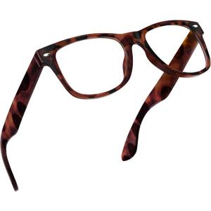 grinderPUNCH Blue Light Reading Glasses High Magnification Strong Reading Power Readers For Men Woman (Black 5.00)