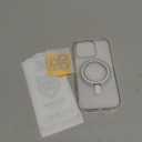 Crystal Matter case Compatible with iPhone 16 Pro Max - Crystal