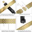 Slim Stainless Bands Compatible with Apple Watch Band 38mm 40mm 41mm 42mm 44mm 45mm 46mm 49mm, Women Men Business Watch Straps Metal Link Bracelet for iWatch Series 11/10/9/8/7/6/5/4/3/2/1/Ultra/SE