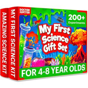 Doctor Jupiter My First Science Gift Set for Kids Ages 4+ | Set of My First Science Kit & Amazing Science Kit | Birthday Gift Ideas for 4-5-6-7-8 Year Old Boys & Girls | STEM Learning & Education Toys