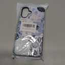 Compatible for iPhone 16 Plus Case Compatible with MagSafe [6ft Drop Tested] Rugged Shockproof Protective Phone Case for Women Men Summer Coastal Sea Shell Ocean Collage Blue Aesthetic Design