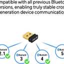 ASUS USB-BT600 Bluetooth 6.0 Adapter, Supports Up to 7 Device Connections, Ultra-Compact, Compatible with Windows 11/10 & Linux for Desktop and Laptop