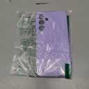 For Samsung Galaxy A16 5G Case, Silicone Phone Case with 1 Screen Protector, Soft Anti-Scratch Microfiber Lining, Full Body Shockproof Slim Cover, Lavender Purple