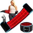 Lifepro Red Light Therapy Belt - 660nm & 850nm Near Infrared & Red Light Therapy for Body, Relaxing Muscle, Inflammation, Improve Circulation