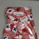 July 4th Throw Blanket Red White and Blue Stars Patriotic Party Blanket Lightweight Fuzzy Plush Cozy Soft Blanket for Travel Couch Bed Sofa Gift 30"X40"