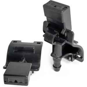 Click&Fit Front Windshield Washer Nozzles compatible with Toyota 2007-2023 Camry Corolla RAV4 Highlander Tundra, Lexus RX350 IS250 GX460  Wiper washer sprayers replaces 85381-12300, (Fan, 2 pcs)