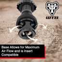 WTB Max-Flow Tubeless Bicycle Valves (2-Pack) 44mm Alloy Presta Valve - More Airflow - Insert Compatible