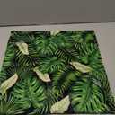 Evlaschin 18"x18" Tropical Palm Leaf Pillow Covers Summer Banana Leaves Cotton Throw Pillowcases Set of 2 Hawaiian Exotic Green Monstera Sofa Couch Seasonal Cuchion Cover Home Decoration