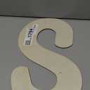 17 Inch Large Wooden Letters, Big Wooden Alphabet Letters for Wall Decor Paintable Large Thick Wood Letters S for Crafts Wooden Cutout Sign for Nursery Birthday Wedding Party Home Decoration