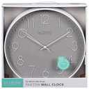 La Crosse Clock 12-Inch Paxton Silent Analog Gray Quartz Wall Clock - 404-3831-INT