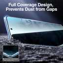 SMARTDEVIL 2 Pack for Google Pixel 8 Pro Privacy Screen Protector with 2 Pack Camera Lens Protector, Finger Print Reader Compatible, Fast & Easy Installation, Clear 9H Tempered Glass Film,