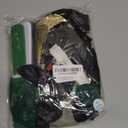 Birthday Decorations for Men Green and Black Party Decorations for Boy Happy Birthday Banner Fringe Curtains Confetti Latex Balloon Foil Balloon Party Supplies