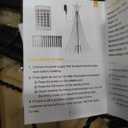 Christmas Tree Lights 340LED with Topper Star, IP67 Waterproof Remote Control Waterfall Lights with Pole, 16 Modes 3 Timers Dimmable Christmas Decorations for Outdoor Yard (Multicolored)